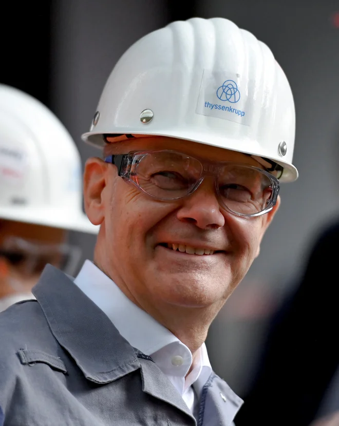 Socialdemokrat Olaf Scholz je najmočnejši kandidat za novega nemškega kanclerja. FOTO: Ina Fassbender/Pool via Reuters