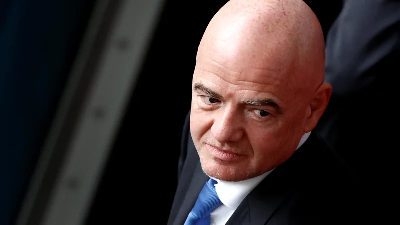 Fotografija: Gianni Infantino je predsednik Fife, ki razmišlja o pogostejšem prirejanju svetovnih prvenstev. FOTO: Koen van Weel/Reuters