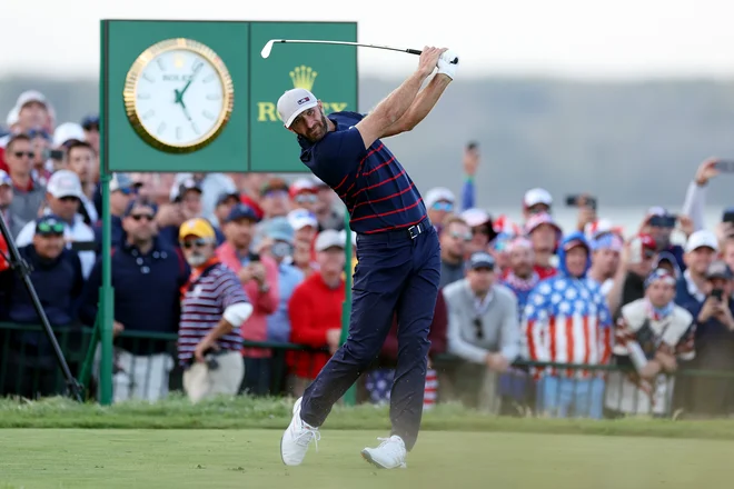 Američan Dustin Johnson. FOTO: Richard Heathcote/AFP