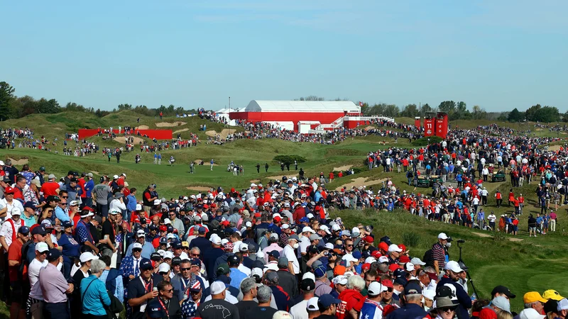 Fotografija: Prizorišče letošnjega tekmovanja v golfu. FOTO: Andrew Redington/AFP