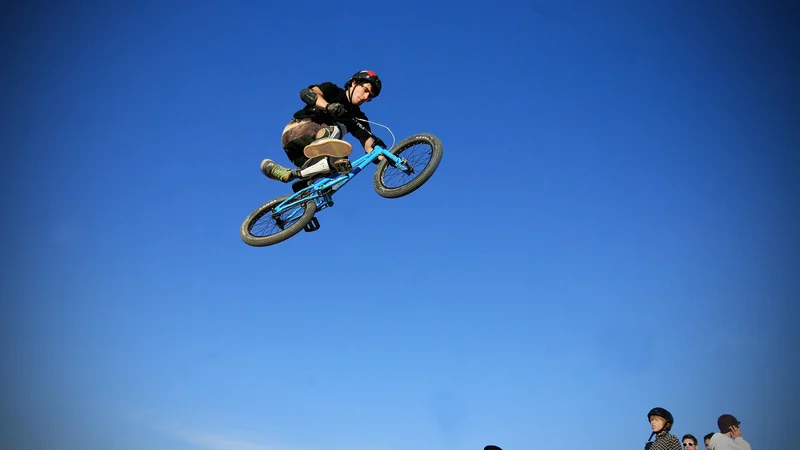Fotografija: Odprtje BMX proge v Ljubljani FOTO: UROŠ HOČEVAR