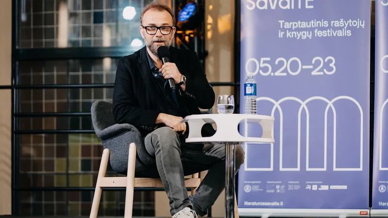 Fotografija: Rytis Zemkauskas je eden od motorjev EPK leta 2022 v Kaunasu.
FOTO: Martynas Plepys