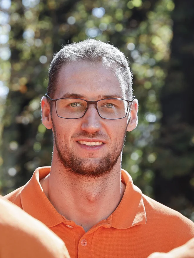 Jan Pokeršnik je že deveto leto pri ACH Volleyju, v novi sezoni bo kapetan. FOTO: Jože Suhadolnik