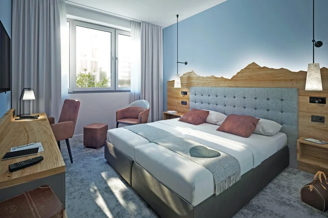 Hotelska soba FOTO: Best Western Hotel Arabellapark München