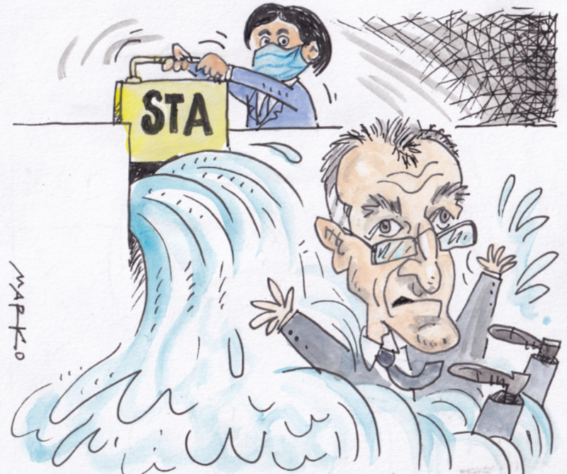 Fotografija: KARIKATURA: Marko Kočevar