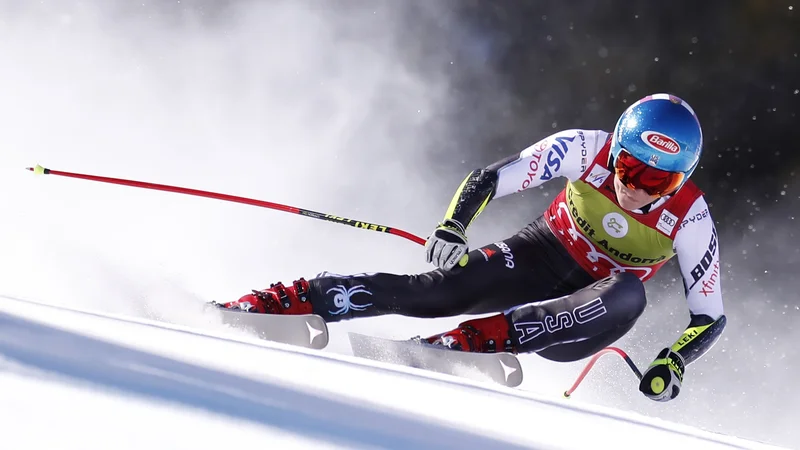 Fotografija: Bodo ameriški zvezdnici Mikaeli Shiffrin ukinili super-G? FOTO: Christian Hartmann/Reuters