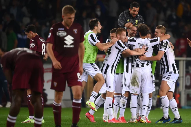 Juventus je dosegel novo zmago. FOTO: Marco Bertorello/AFP