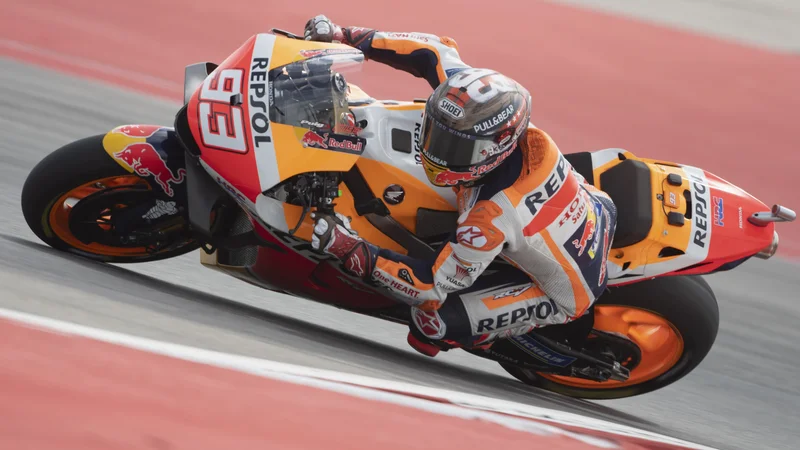 Fotografija: Marc Marquez se na dirkališču v Austinu počuti kot doma.
FOTO: Mirco Lazzari/AFP