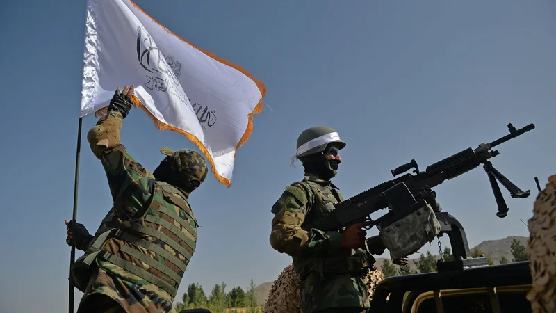 Fotografija: Tako talibi kot afganistanska veja IS, znana kot Islamska država province Korasan, sta skrajni sunitski islamistični oboroženi skupini. FOTO: Hoshang Hashimi/AFP