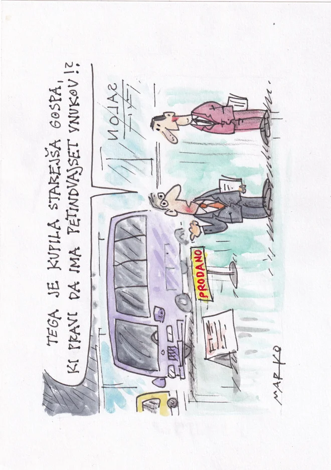 Karikatura: Marko Kočevar