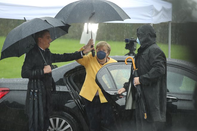 Kanclerka Angela Merkel. FOTO: Jože Suhadolnik/Delo