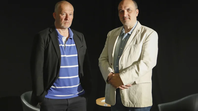 Fotografija: Ali Žerdin in Janez Markeš. FOTO: Leon Vidic/Delo