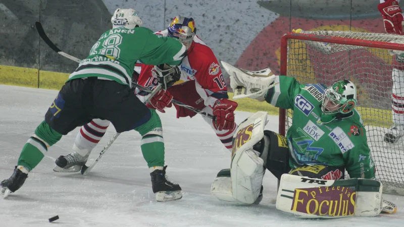 Fotografija: Pomladi 2008 sta nekdanji tivolski klub in Salzburg uprizorila vrhunsko finalno serijo za naslov prvaka v EBEL, ki je pripadel bogatemu avstrijskemu klubu. FOTO: Tomi Lombar/Delo