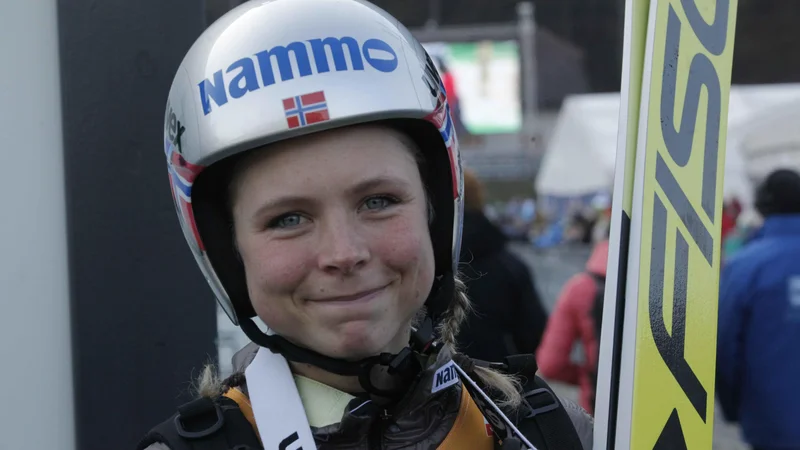 Maren Lundby je s težkim srcem prekinila uspešno kariero. FOTO: Mavric Pivk/Delo