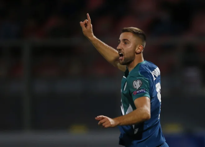 Andraž Šporar se je vrnil v igro s pomembnim golom. FOTO: Darrin Zammit Lupi/Reuters