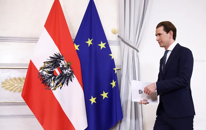 Kurz je ob včerajšnjem odstopu dejal, da je država bolj pomembna, kot je on sam. FOTO: Lisi Niesner/Reuters