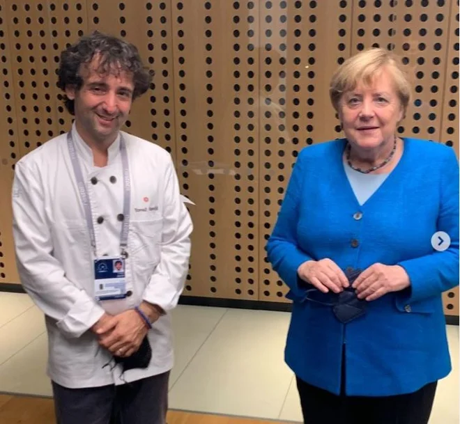 Tomaž Kavčič je bil počaščen ob pohvali Angele Merkel. FOTO: Instagram