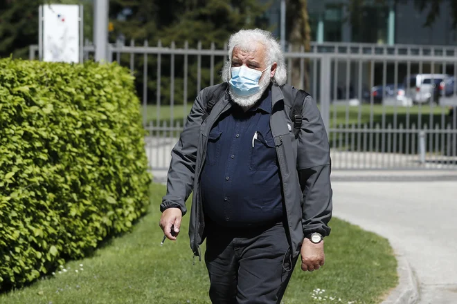 Direktor NIJZ Milan Krek je bil deležen groženj. FOTO: Leon Vidic/Delo

