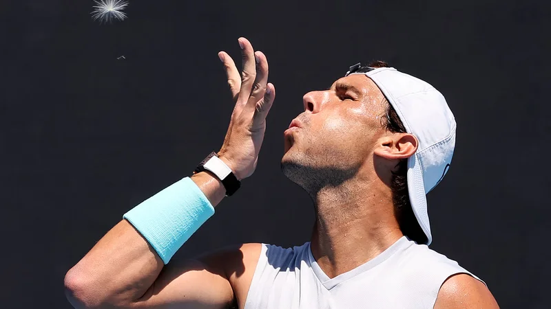 Fotografija: Rafael Nadal je očitno dobro prestal operacijo. FOTO: David Gray/AFP