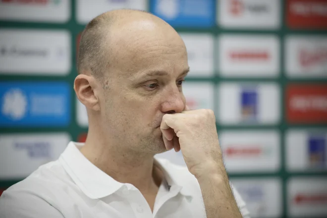 Jure Zdovc je s svojimi varovanci doživel poraz v Beogradu. FOTO: Uroš Hočevar/Delo
