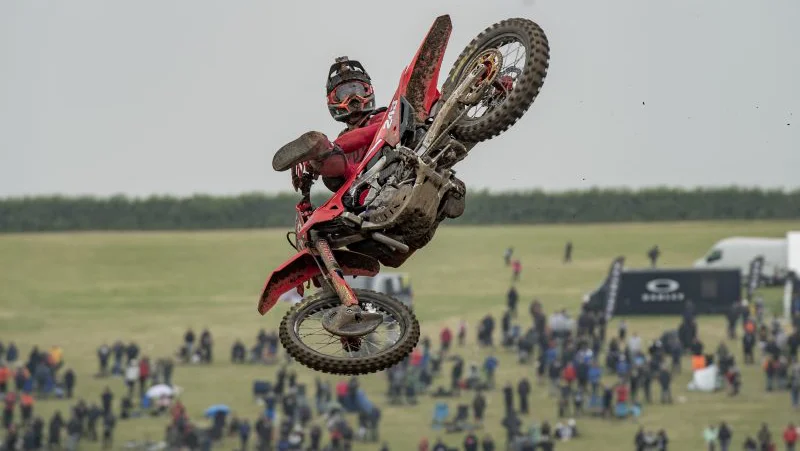 Fotografija: Tim Gajser želi znova prevzeti vodstvo v svetovnem prvenstvu MXGP. FOTO: Honda
