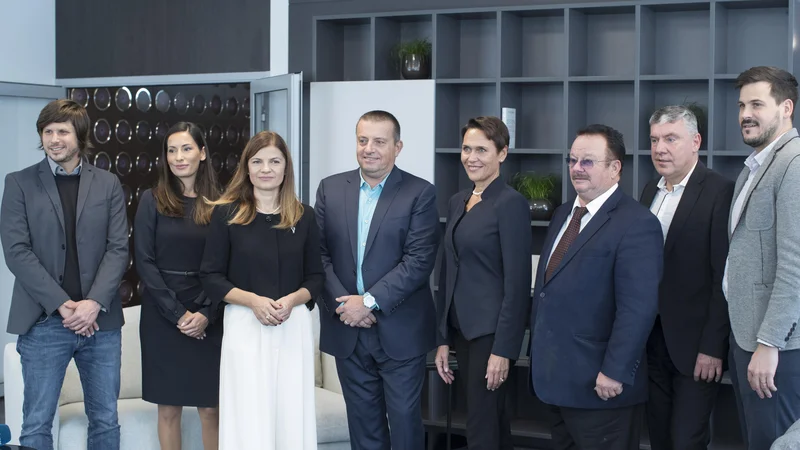 Fotografija: Klub slovenskih podjetnikov (SBC) je predstavil program pod vodstvom novega predsednika Joca Pečečnika. FOTO: Jure Eržen/Delo