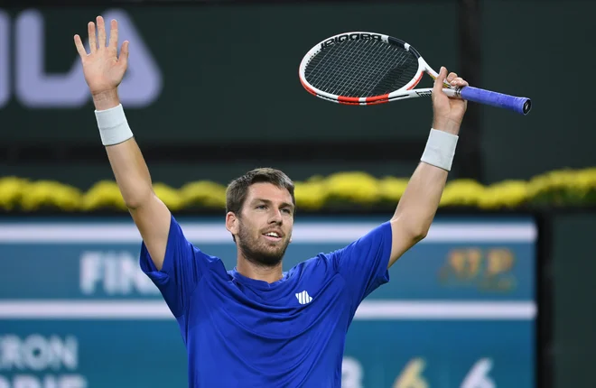 Cameron Norrie&nbsp; veselil prve zmage na turnirjih masters in tudi milijona evrov za nagrado. FOTO: Jayne Kamin-oncea/Usa Today Sports
