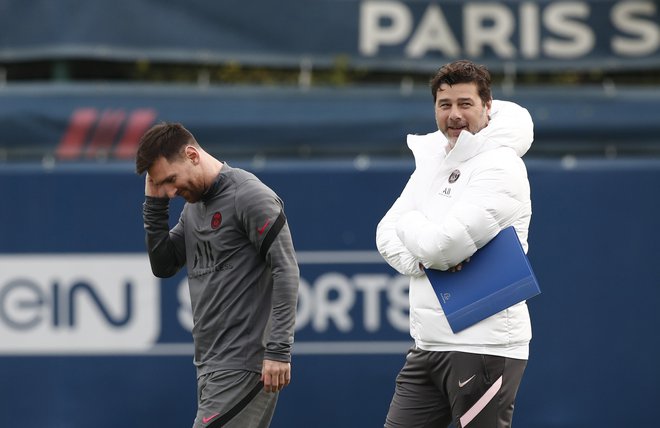 Lionel Messi bo glavni adut trenerja PSG Mauricia Pochettina. FOTO: Benoit Tessier/Reuters
