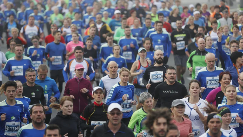 Fotografija: Polmaraton vam ponuja skoraj vse zadovoljstvo in dosežke kot pravi maraton in veliko manj kot polovico bolečine in utrujenosti. FOTO: Leon Vidic/Delo