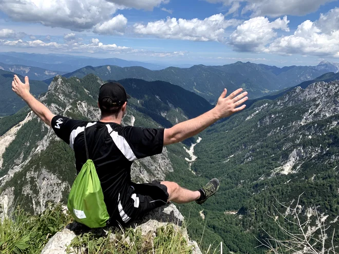 Dylan Gimpelj zelo občuduje slovenske naravne lepote, prav tako je navdušen nad kanadskimi. FOTO: Osebni arhiv
