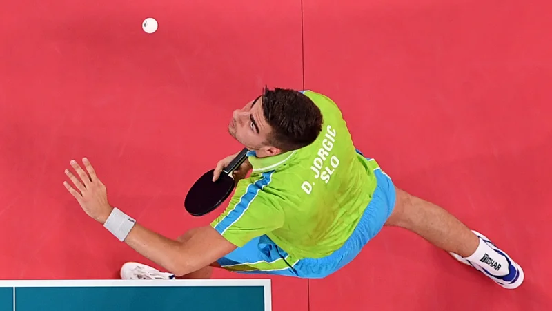 Fotografija: Darko Jorgić (na fotografiji) med nastopom na letošnjih olimpijskih igrah v Tokiu. FOTO: Antonin Thuillier/Reuters