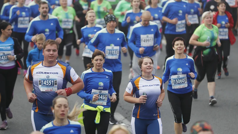 Fotografija: Ljubljanski maraton se vrača po dveh letih. FOTO: Leon Vidic