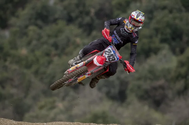 Tim Gajser ostaja na tretjem mestu v skupnem seštevku SP. FOTO: Honda

