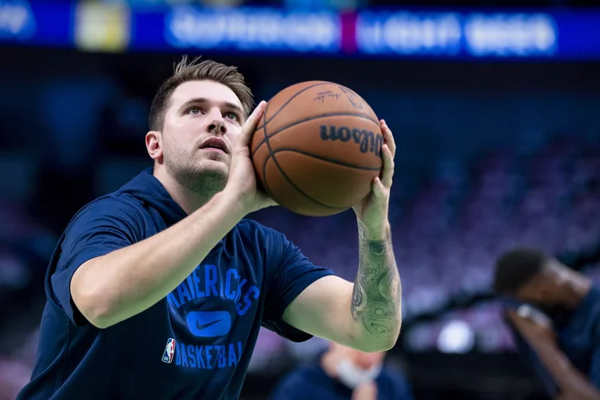 Koliko možnosti je, da bo Luka Dončić zadel prosti met? FOTO: Jerome Miron/Usa Today Sports
