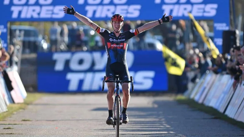 Fotografija: Toon Aerts je po slabem začetku, z dirko zaključil na najboljši način, z zmago. FOTO:@Belga/UCI