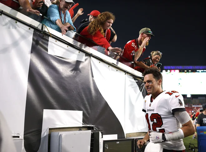 Tom Brady je dosegel nov mejnik. FOTO: Douglas P. Defelice/AFP
