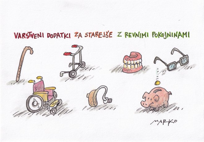 Karikatura Marko Kočevar
