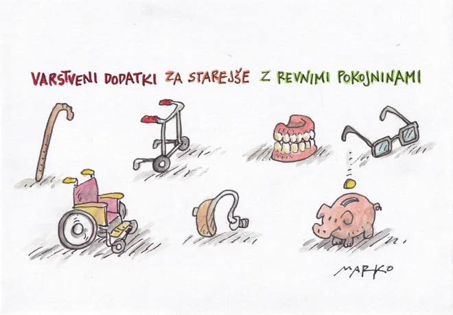 Karikatura Marko Kočevar
