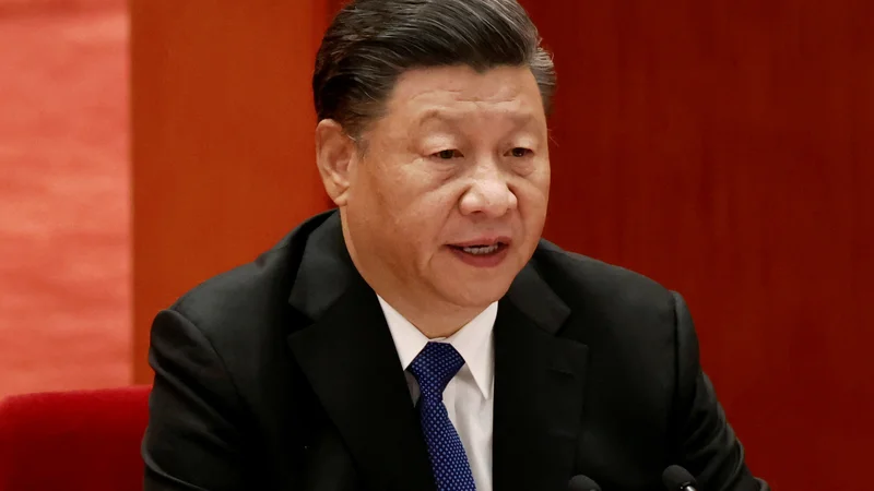 Fotografija: Xi je lani dejal, da bo postala Kitajska ogljično nevtralna do leta 2060. FOTO: Carlos Garcia Rawlins/Reuters
