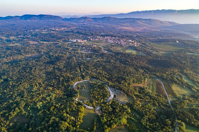 Debela griža pri vasi Volčji Grad je bila nekoč staroselsko središče in mnogi so prepričani, da je tam še čutiti posebno energijo. FOTO: Jošt Gantar