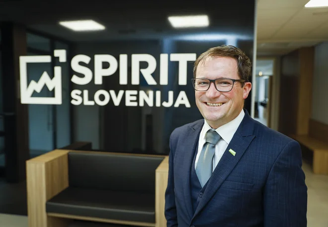 Programe, s katerimi spodbujamo slovenski izvoz, pripravljamo v skladu s potrebami podjetij, pravi Tomaž Kostanjevec, direktor Spirita Slovenija. FOTO: Jože Suhadolnik/Delo
