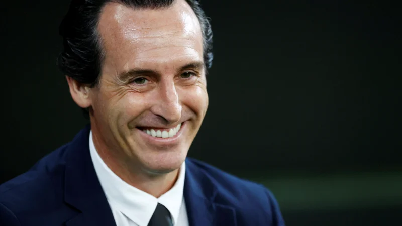 Fotografija: Unai Emery med septembrskim obiskom štadiona Santiago Bernabeu. FOTO: Juan Medina/Reuters