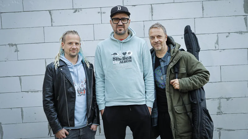 Fotografija: Tadej Košir, Zvezdan Simić - Zeds in Jani Hace so delček sredice Sladice. FOTO: Jože Suhadolnik/Delo