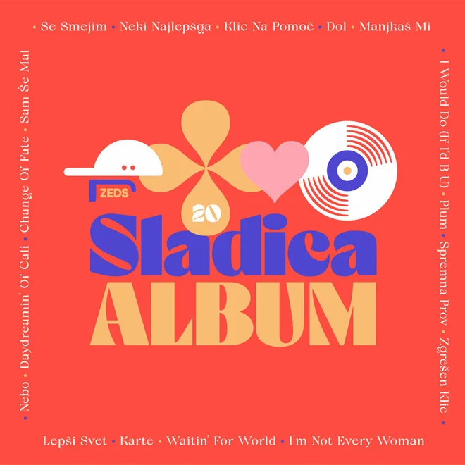 Ob dvajsetletnici je izšel album Sladica 20.
