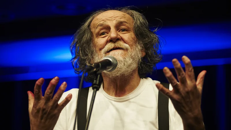 Fotografija: Marko Brecej, ko je 12. aprila 2019 v Cankarjevem domu uprizoril predstavo Večkrat me je veselilo. FOTO: Pimož Zrnec/Delo