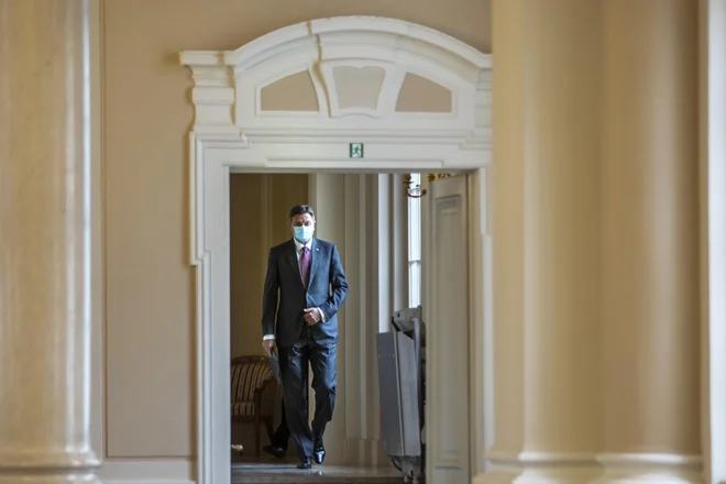 Predsednik republike Borut Pahor je odločitev o razpisu datuma rednih volitev sprejel po posvetovanju s predstavniki poslanskih skupin. FOTO: Voranc Vogel/Delo
