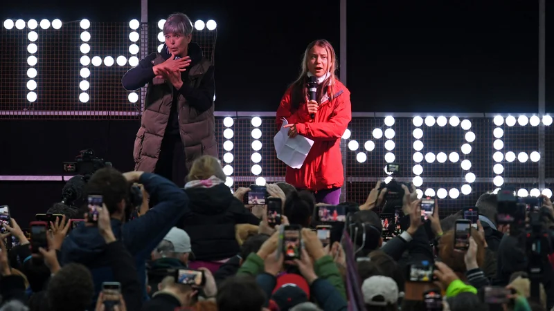 Fotografija: Greta Thunberg. FOTO: Daniel Leal-Olivas/Afp
