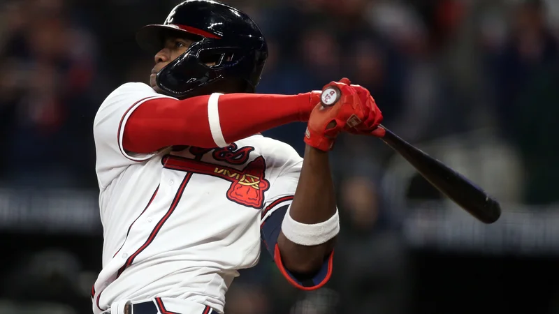 Kubanec Jorge Soler si je s svojim kijem prislužil naziv najboljšega igralca finala poklicnega bejzbolskega prvenstva ZDA. FOTO: Brett Davis/Usa Today Sports
