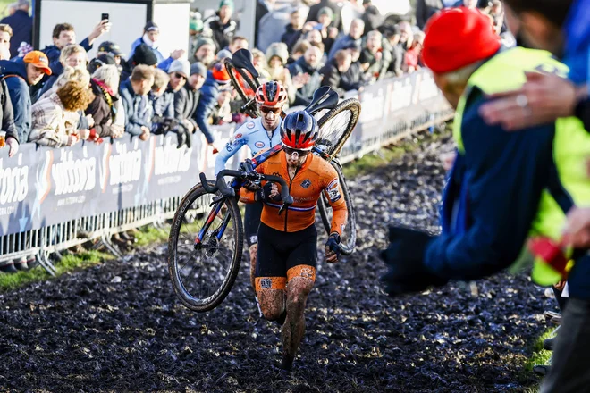 Lars van der Haar je deklasiral belgijsko falango. FOTO: Vincent Jannink Afp
