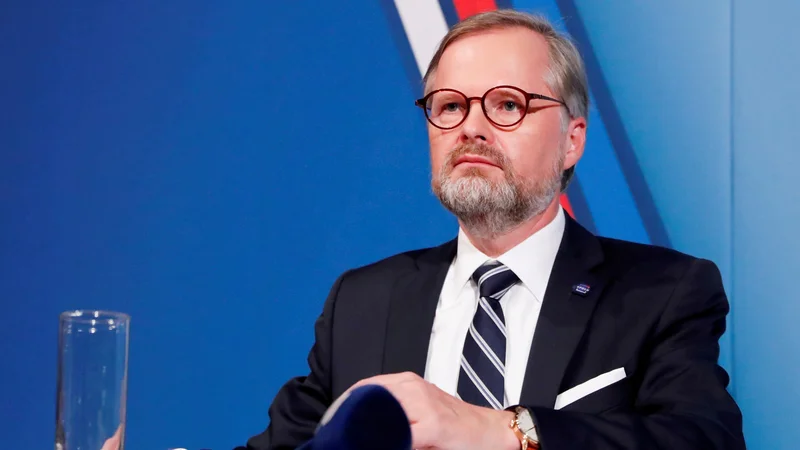 Fotografija: Petr Fiala je zagovornik desne demokratične politike, ki zavrača ekstremizem in populizem. FOTO: Bernadett Szabo/Reuters